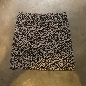 Cheetah Skirt Work Skirt